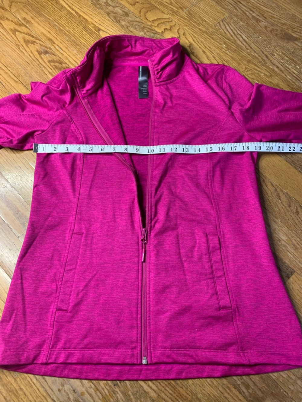 Mondetta Performance Full-Zip Jacket - Magenta Heather Large - Picture 7 of 8
